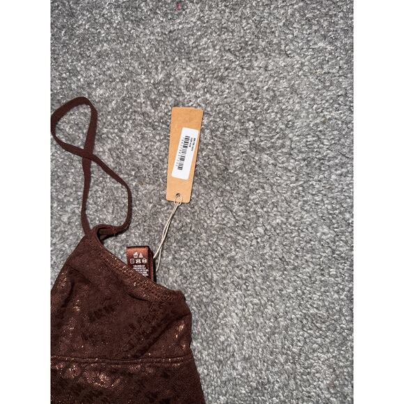 SKIMS logo bralette in cocoa size XXS - NEW - Picture 3 of 3